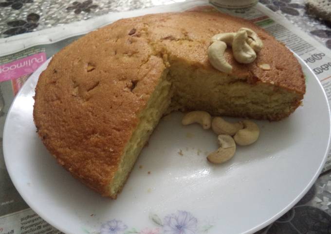 Recipe of Favorite Vanilla nutty cake