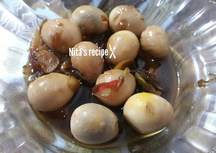 Resep Telur puyuh kecap yang Enak Banget