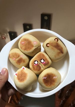 Hình của món Bánh mì bơ sữa phiên bản không lò nướng.