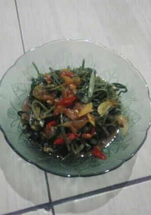 Foto resep Tumis kangkung saos asam manis ala chef eka