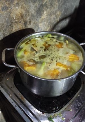 Hình của món Cá chuối ôm chuối đậu.