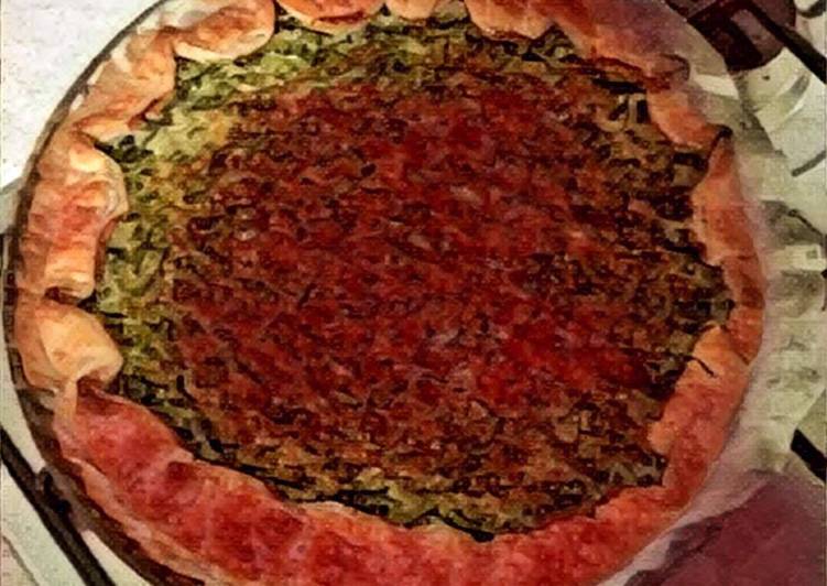 Torta salata ricotta e spinaci