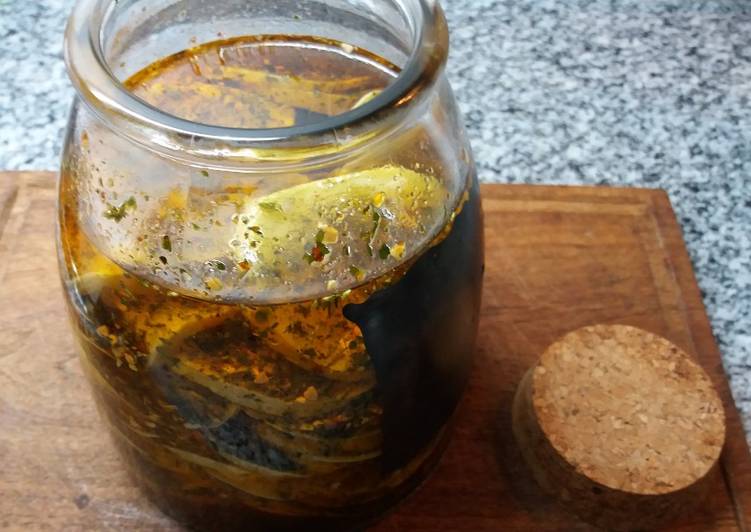 Zucchini al escabeche Receta de JJR Cookpad