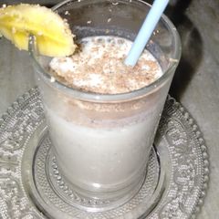 A picture of Banana milk shake.