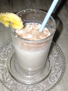 A picture of Banana milk shake.