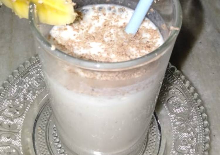 Recipe of Speedy Banana milk shake