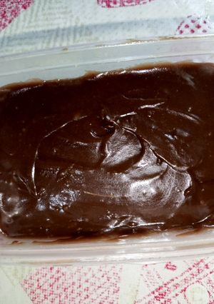 صورة لوصفة شوكولاطة الطلي😋😋😋
