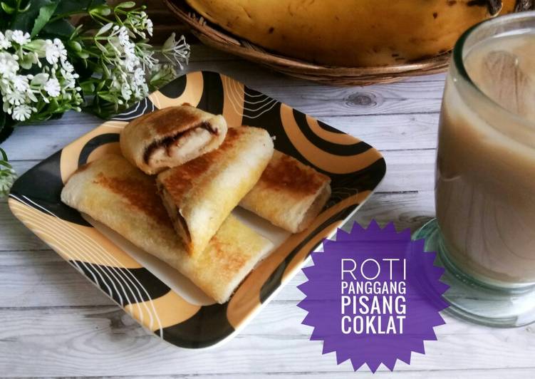 Roti Panggang Pisang Coklat