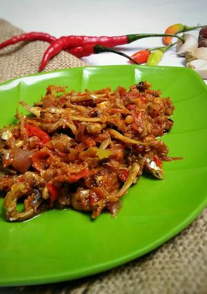 Foto resep Sambal Terasi Ikan Teri #pr_recookolahanikanasin