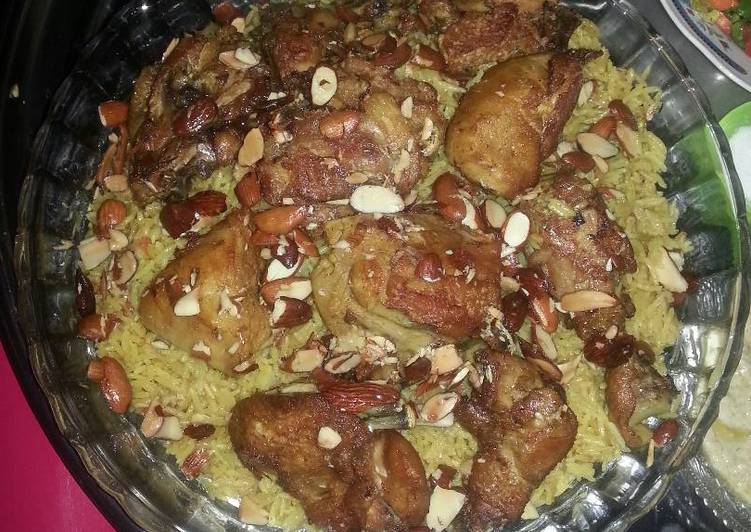 كبسة الدجاج السورية