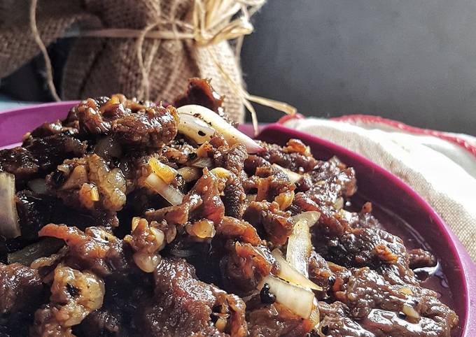 Daging Lembu Masak Lada Hitam