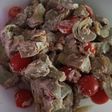 Ensalada de alcachofas con atún