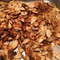 Roasted Pumpkin Seeds A picture of Roasted Pumpkin Seeds.