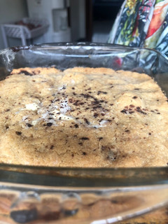 A picture of Cookies 🍪 pie 🥧.