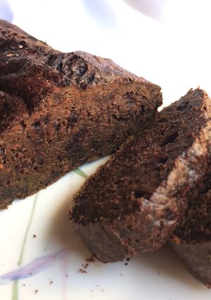 Una foto de Budín de chocolate y avena fit