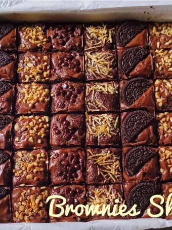 Langkah Gampang Membuat Resep Fudgy brownies shinny crust yang Sempurna Anti Ribet, Bisa Manjain Lidah