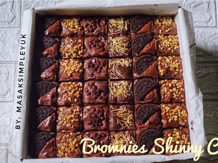 Langkah Gampang Membuat Resep Fudgy brownies shinny crust yang Sempurna Anti Ribet, Bisa Manjain Lidah