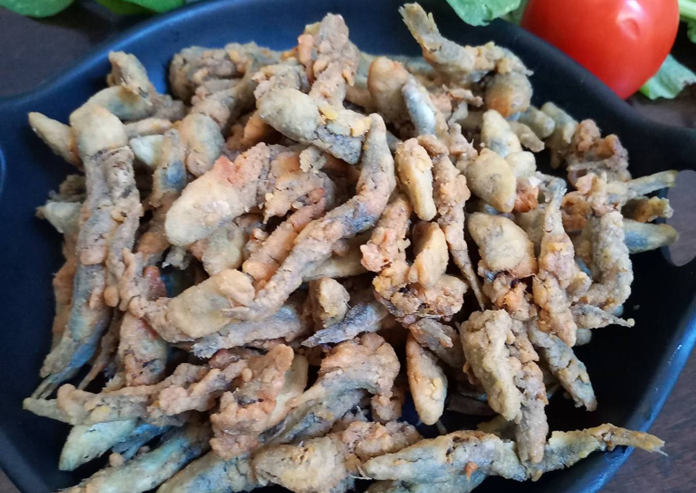 Baby ikan tamban goreng krispi