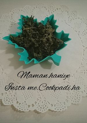 عکسی از دستور نعنا خشک