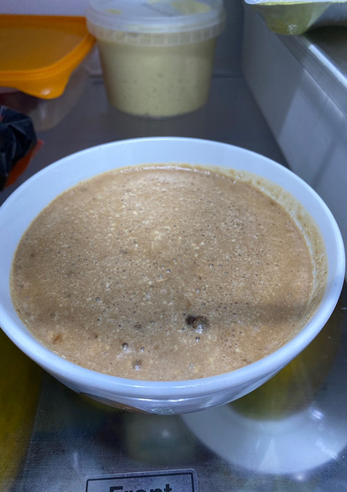 Una foto de Helado kéfir cacao