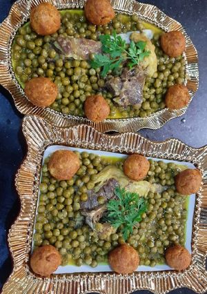 صورة لوصفة طاجين جلبانة ❤بكريات الدجاج 😊😋 بنة خيالية
