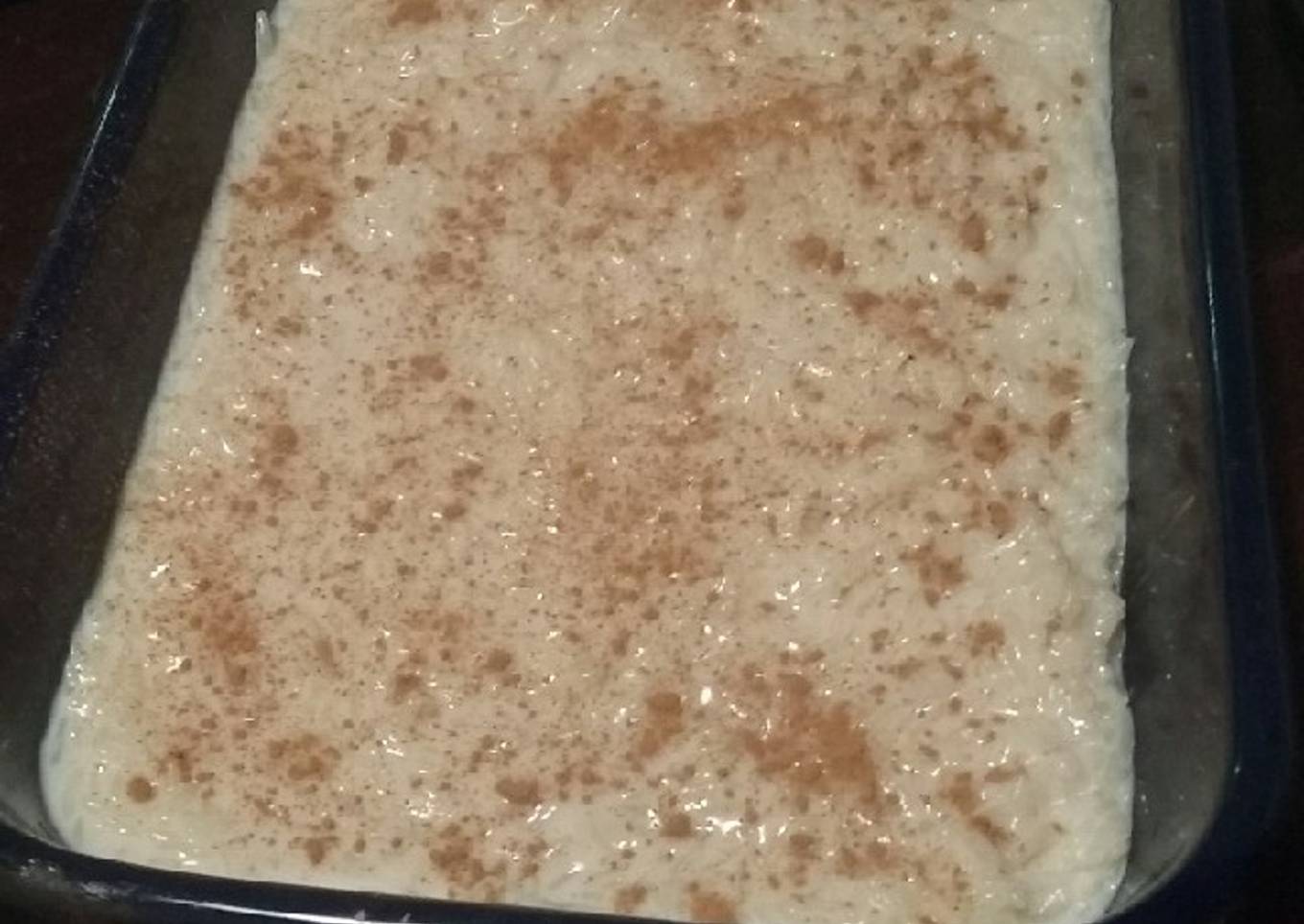 Arroz con leche simple y cremoso