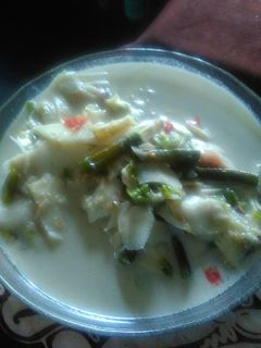 Foto resep Sayur lodeh rebung & kacang panjang