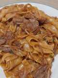 Noodles "Chow fun" (ou "ho fun") de vaca - receita chinesa