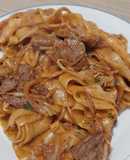 Noodles "Chow fun" (ou "ho fun") de vaca - receita chinesa