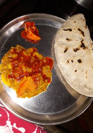 A picture of Bajra Roti.