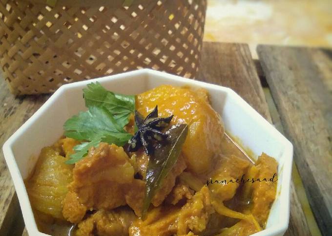 Kari daging batang pinang