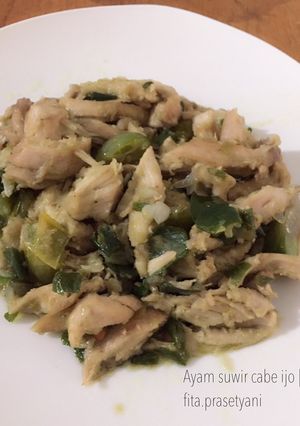 Foto resep Ayam suwir cabe ijo