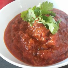 Mexican salsa dip A picture of Mexican salsa dip.