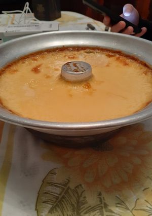 Una foto de Flan casero