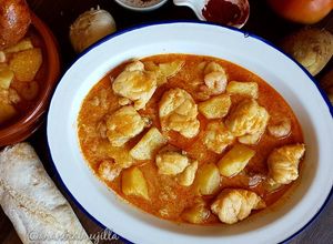 Una foto de Rape a la Valenciana. Suc de rap y gambes