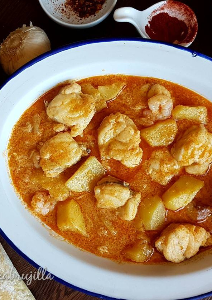 Una foto de Rape a la Valenciana. Suc de rap y gambes