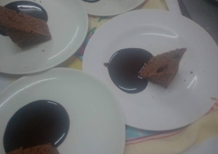 Steps to Prepare Ultimate My reipe for chocolate cake and chocolate sauce