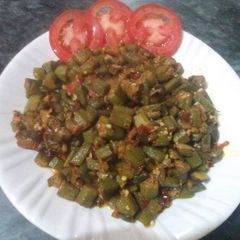 A picture of Masala Bhindi.