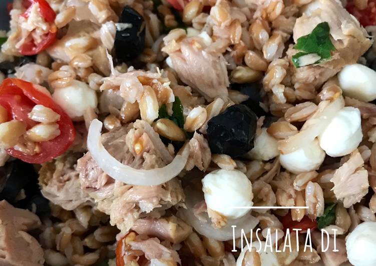 Insalata di farro alla mediterranea
#piattifreddi