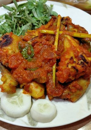 Foto resep 57. Ayam panggang Bumbu Rujak