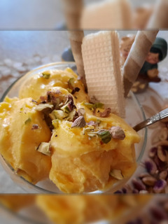 عکسی از دستور بستنی سنتی بدون دستگاه بستنی ساز