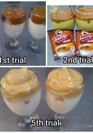 Foto resep Dalgona coffee (5th trial)