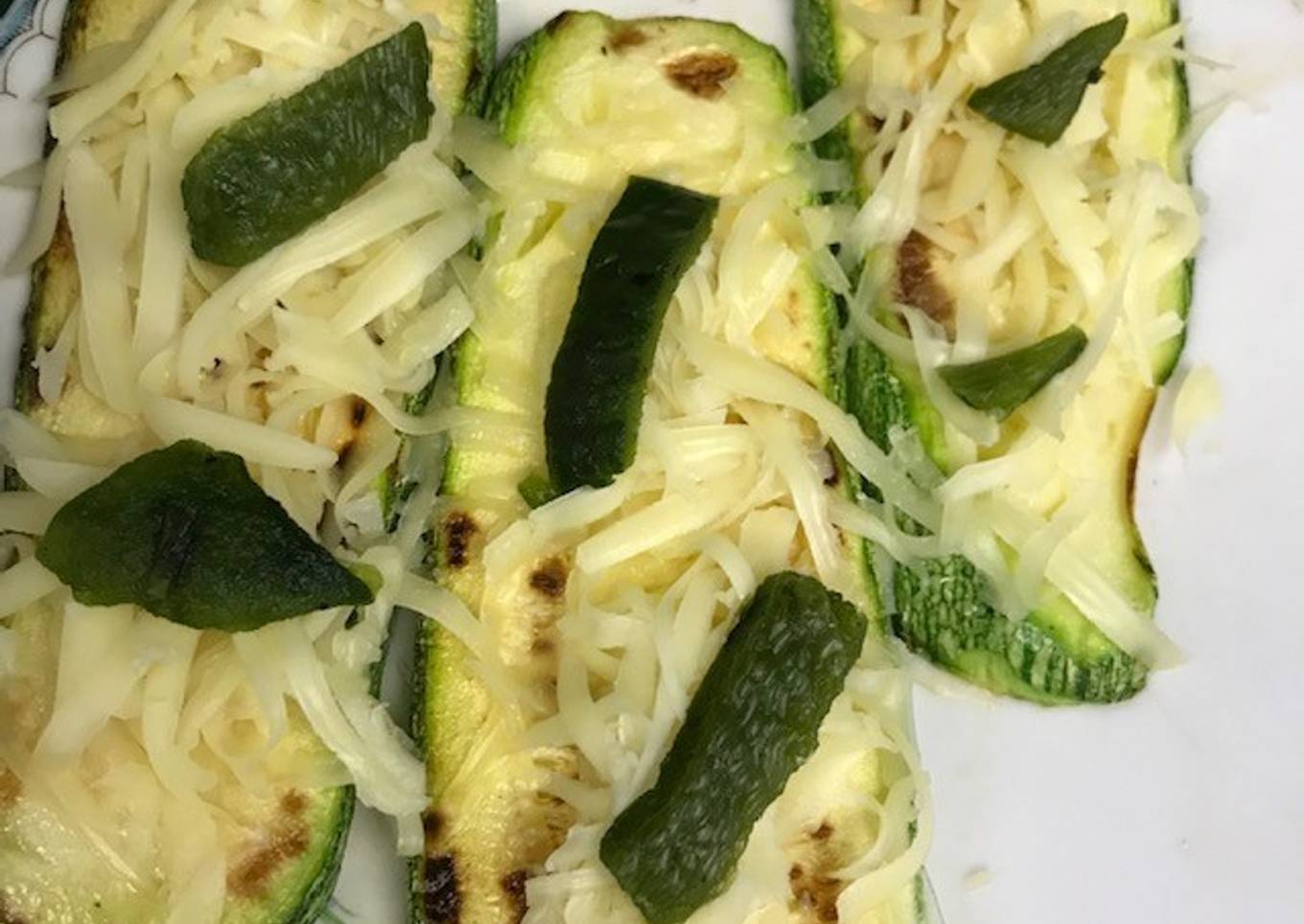 Calabacitas gratinadas con poblanos