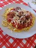 Albóndigas con pastas