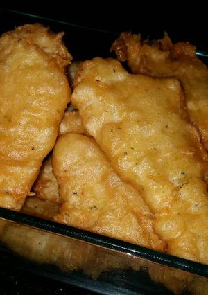 A picture of Beer battered fish.