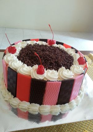 Foto resep Black Forest Kukus Lembut, Base Cake Brownies Kukus Ny. Liem