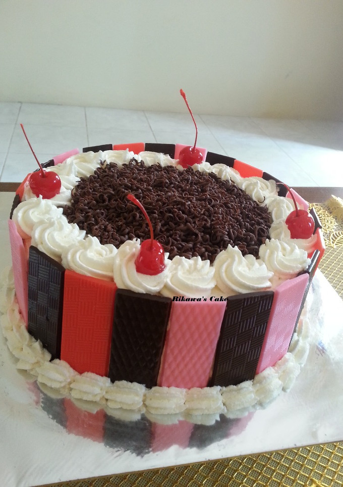Foto resep Black Forest Kukus Lembut, Base Cake Brownies Kukus Ny. Liem