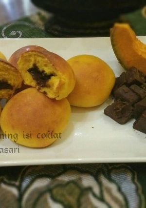 Foto resep Roti labu kuning isi coklat
