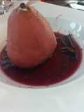 Pears Poached in Red Wine