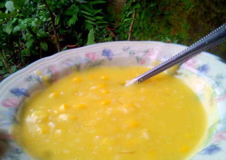 Bubur jagung simple